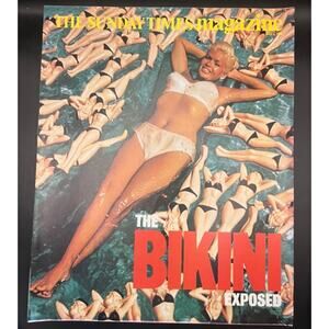 RARE 1986 Jane Mansfield Bikini Magazine Sunday Times, Marilyn Monroe, Hollywood